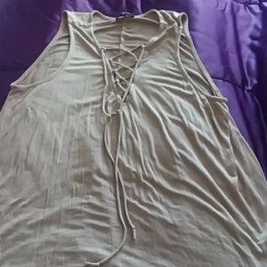 Nice Comfortable Tan Blouse